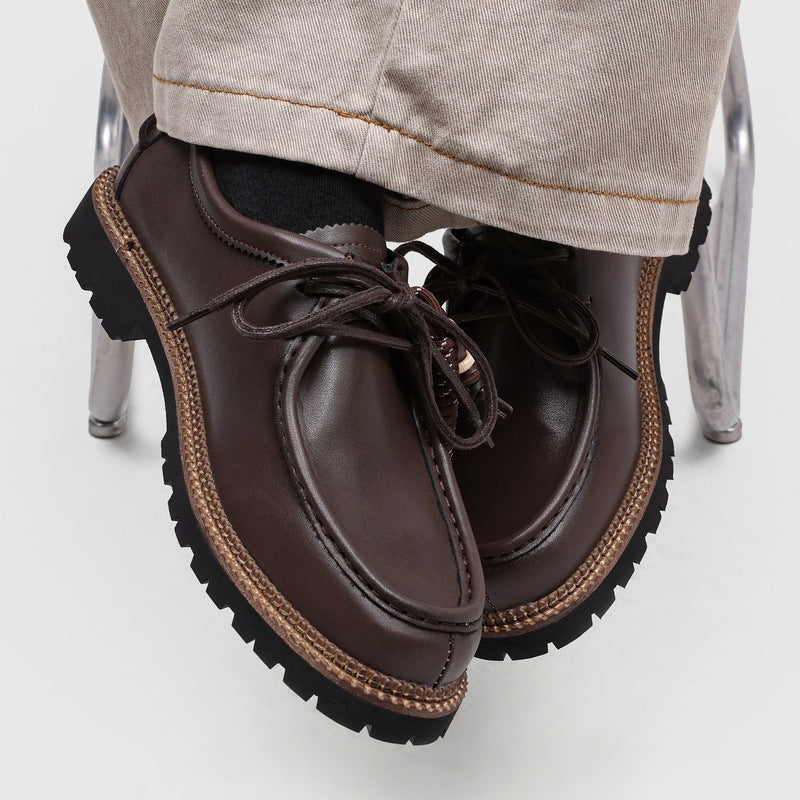 Vêtements de travail Mode Xu-style Dentelle-up Edgy et main hommes chaussures