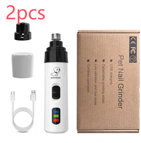 Piercing automatique des ongles Pet 3 vitesses LED électrique