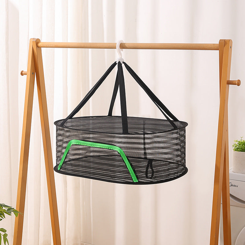 Réseau de suspension Produits secs Artifact Fly Cage Foldable Balcon Les choses de séchage