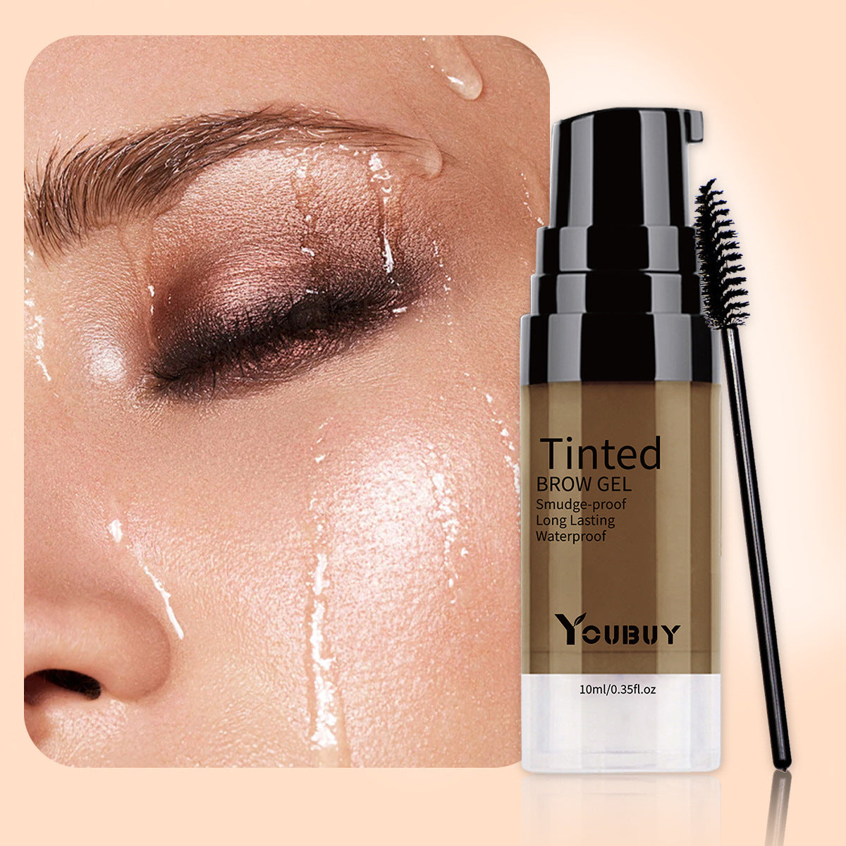 YOUBUY Gel des sourcils brun clair
