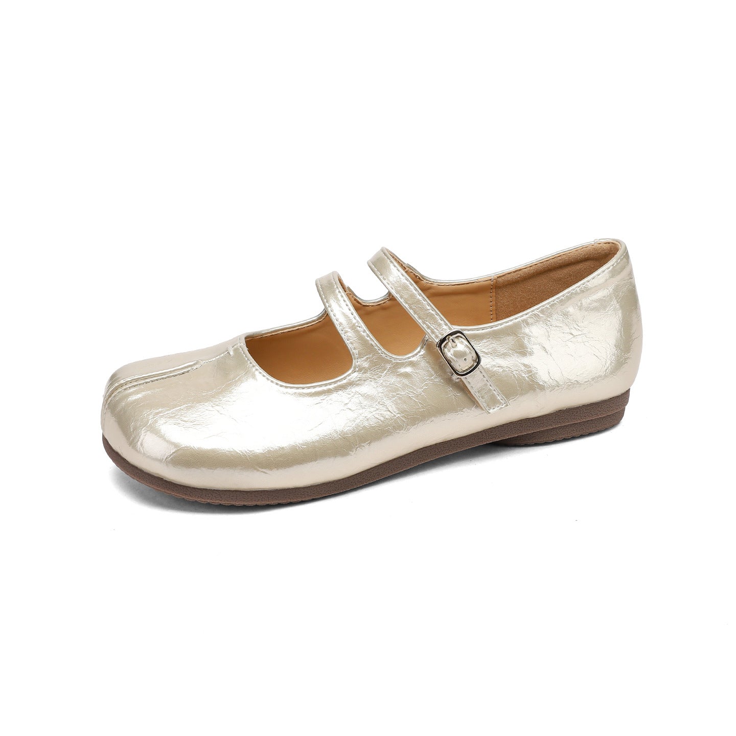 Porcs Trotter en forme de femmes FlatLow coupe monocouche chaussures avec une sangle sur l'intérieur