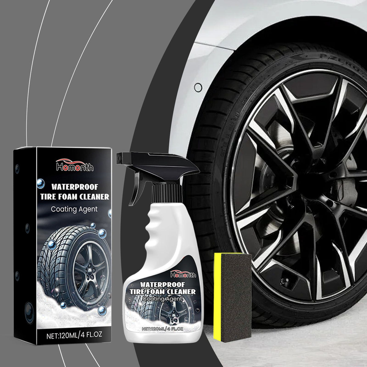 Kit de nettoyage de mousse de pneus automobiles HOMONTH