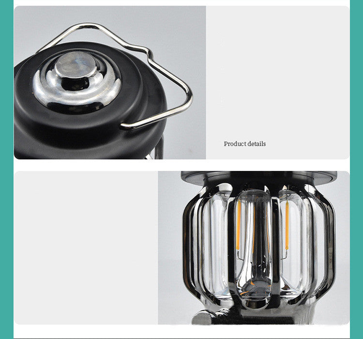 Portable Retro Tente Camping Light