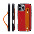 Première couche Cowhide pour les femmes 15Promax Porte-cas de téléphone Lanyard