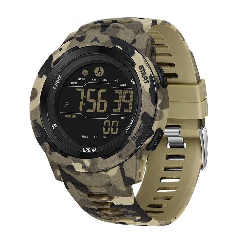 Sanda Calories Imperméable Multifonctionnel Shockproof Smart Homme et Femmes Montre