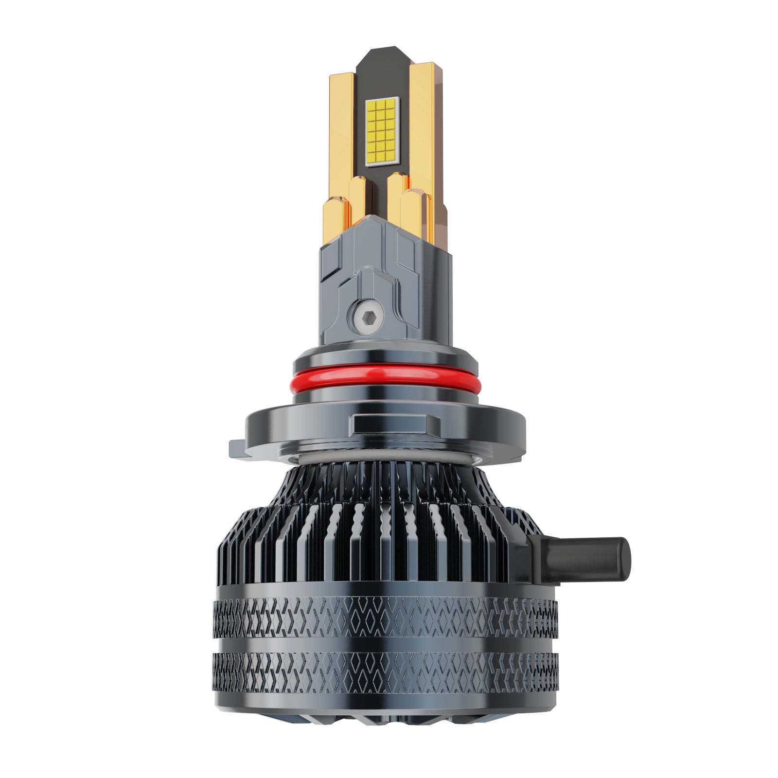 200W Super lumineux phare de voiture LED Ampoule 10 tubes en cuivre 36 puce haute focale H4 H7 LED automatique
