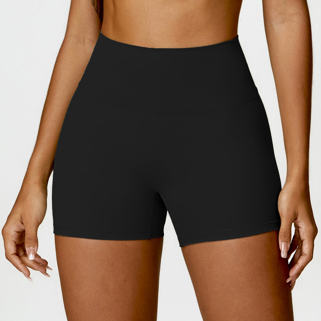 Short de yoga haute taille Belly Contracting Peach Hip Lifting Sport Short