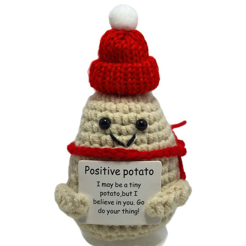 Fils tricotés Snowman et ornements du Père Noël