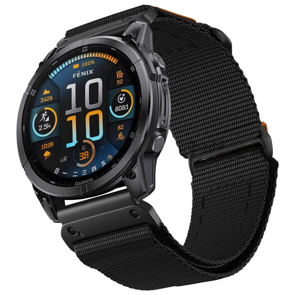 Bracelets en nylon tissé Velcro compatibles avec les bracelets Garmin