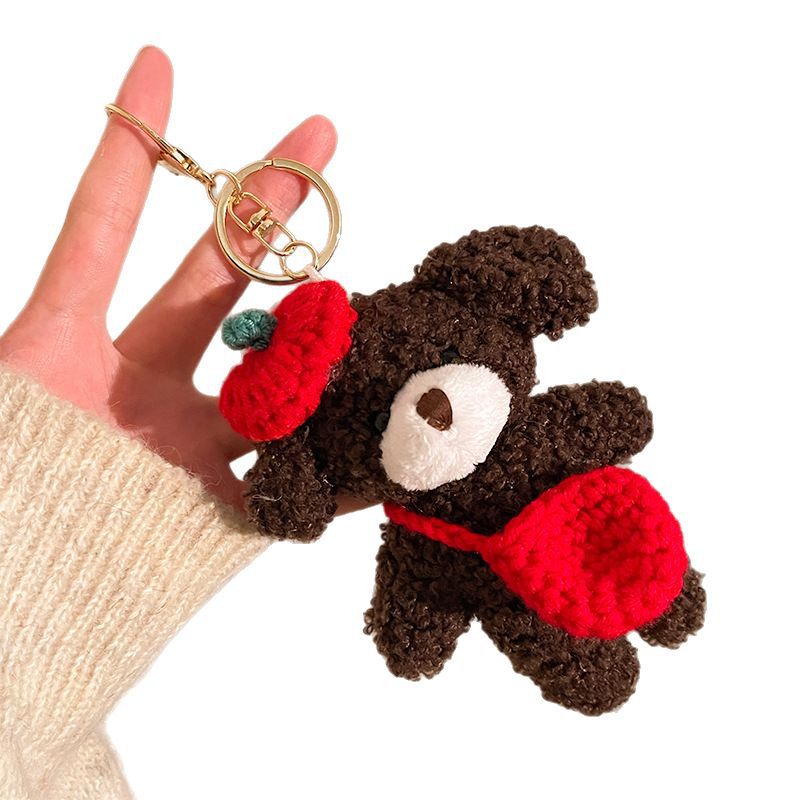 Porte-clés Creative Soft Cute Little Bear Pendentif
