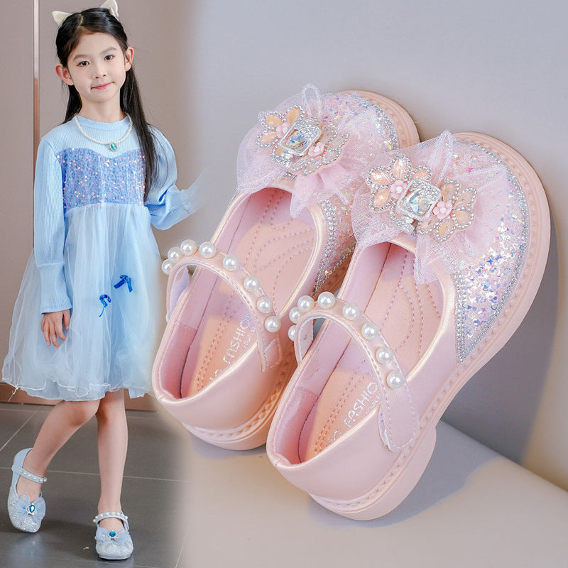 Chaussures de robe souple pour filles