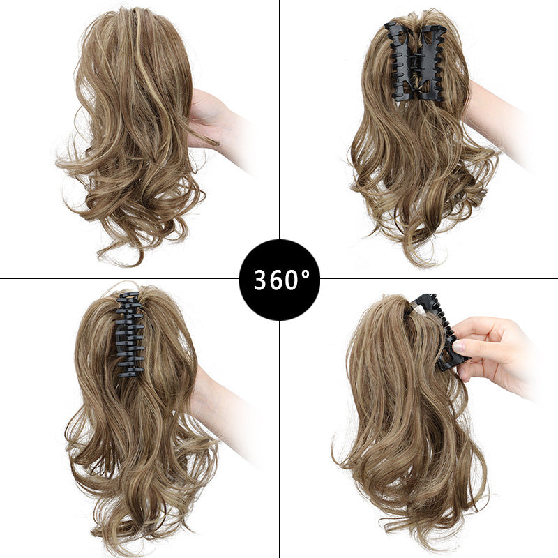 Haut Cranium Can Tie Ponytail épingle à cheveux arrière Tête de requin Clip Ponytail Braid