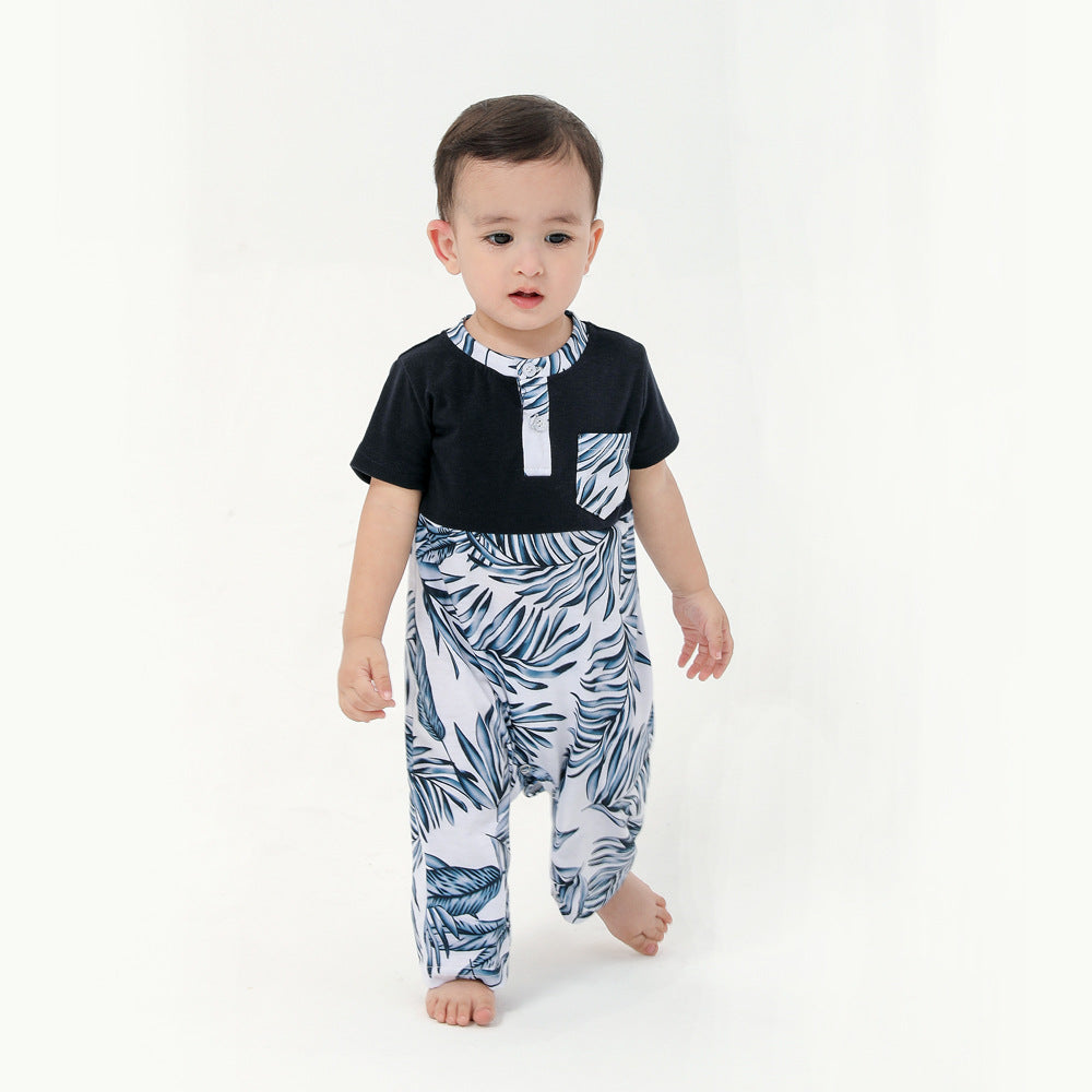 Cotton Famille Fashion Print Jupe longue Composition parent-enfant