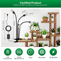 LED Grow lumières pour les plantes intérieures temps ensemble 600W plein spectre Gooseneck Clip Plant Grow Lig