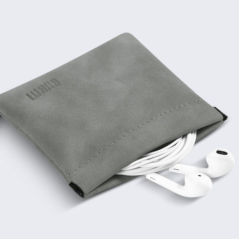 BUMB Portable en acier inoxydable Shrapnel Earphone Sac de rangement casque Accessoires mémoire C