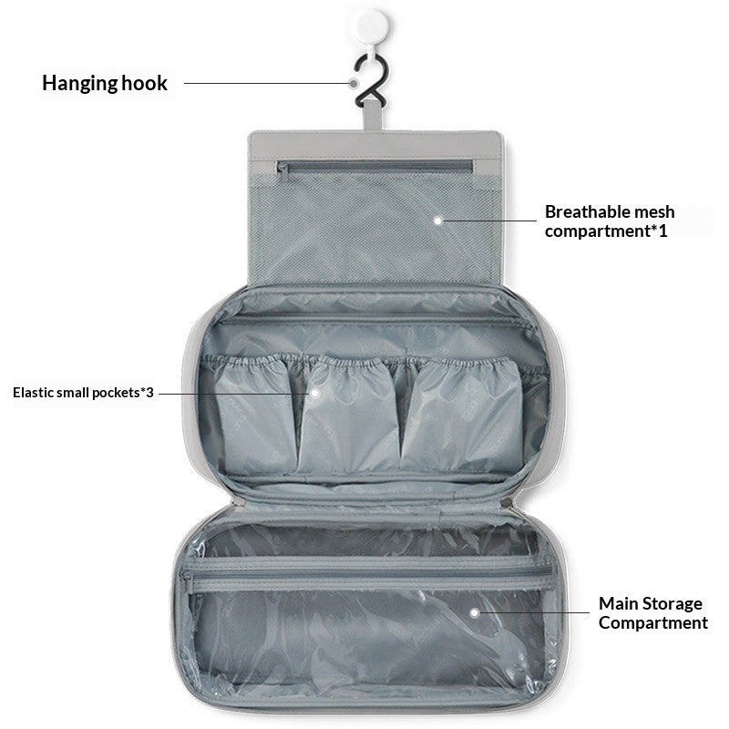 Sac de rangement pour sèche-cheveux en cuir PU