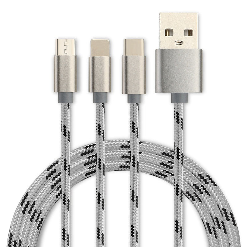 Câble de recharge de téléphones portables 3 en un