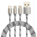 Câble de recharge de téléphones portables 3 en un