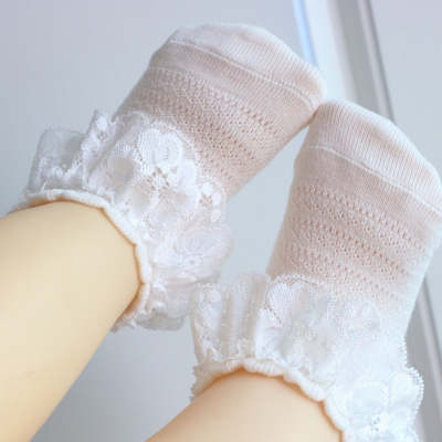 Été Filles Chaussettes en dentelle Chaussettes en dentelle