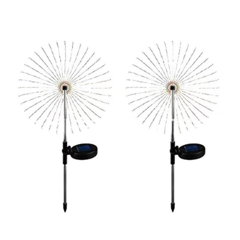 Solar Fireworks Lampe de sol Jardin extérieur Vacances Cour