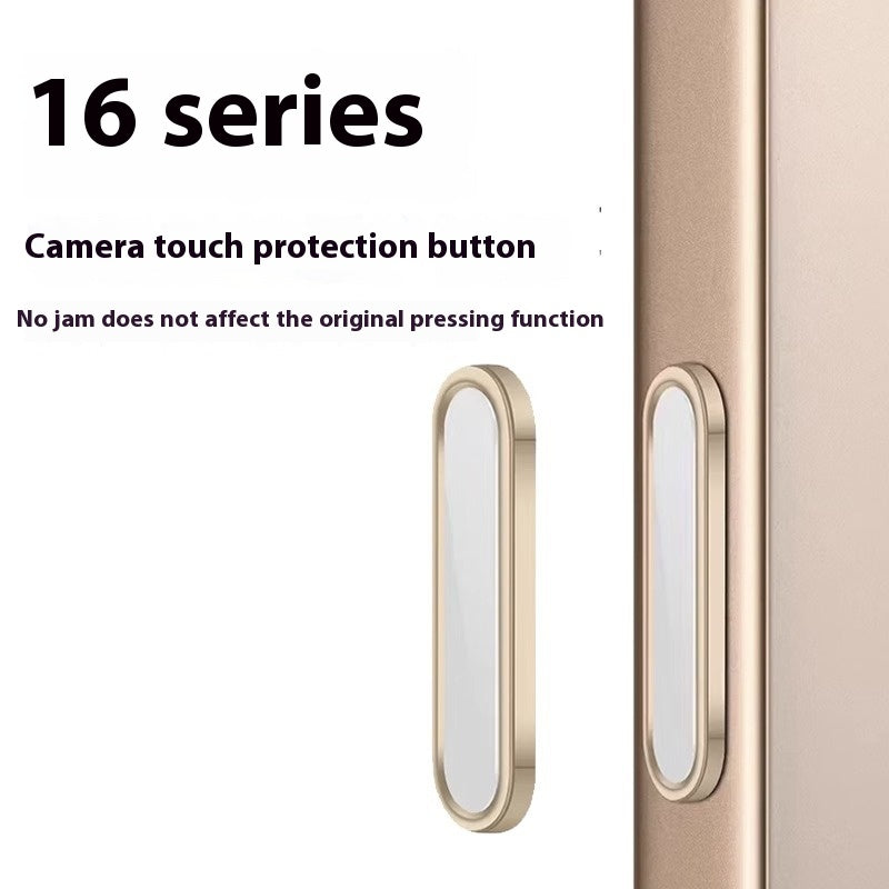 Caméra de téléphone mobile Bouton de film en aluminium haut deux forts trempés