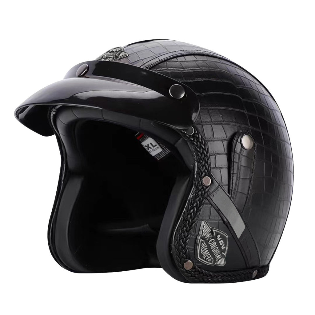 Casque de moto 3C Certifié voiture électrique rétro