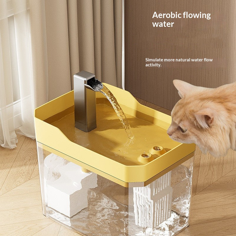 Fontaine d'eau de chat Filtration et alimentation automatique
