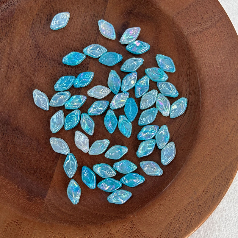 Perles lisses en acrylique bitones foncées