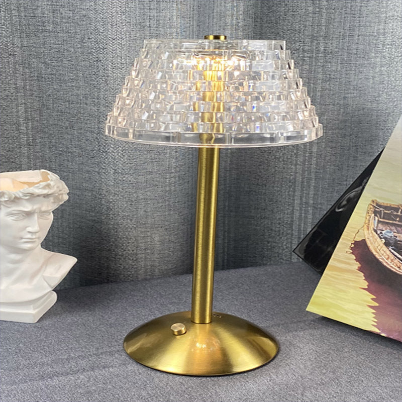 Retro Bedside Table Lamp Touch-Sensitive USB Charging Ambient Light
