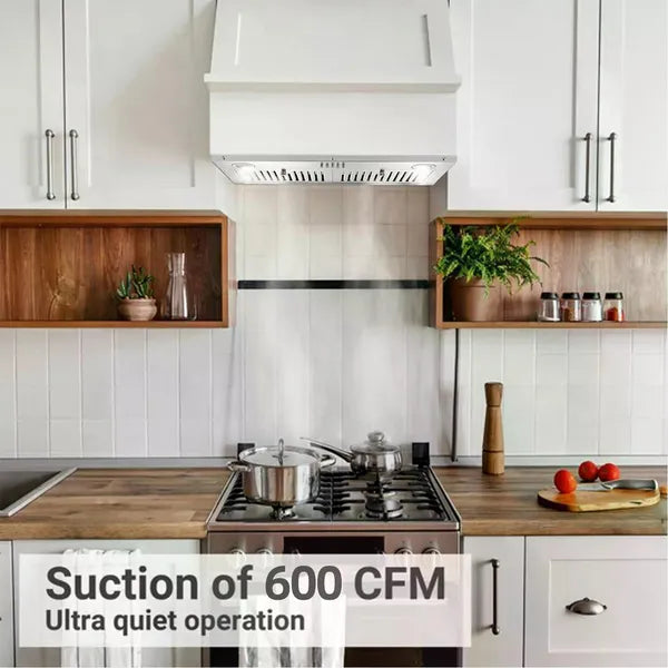 Hotte de 30 pouces Insert Range 600 CFM