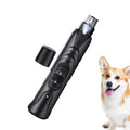 Clippers à ongles de chien éclairé 2-Speed Rechargeable Dog Grinder Paws Painless Grooming & S