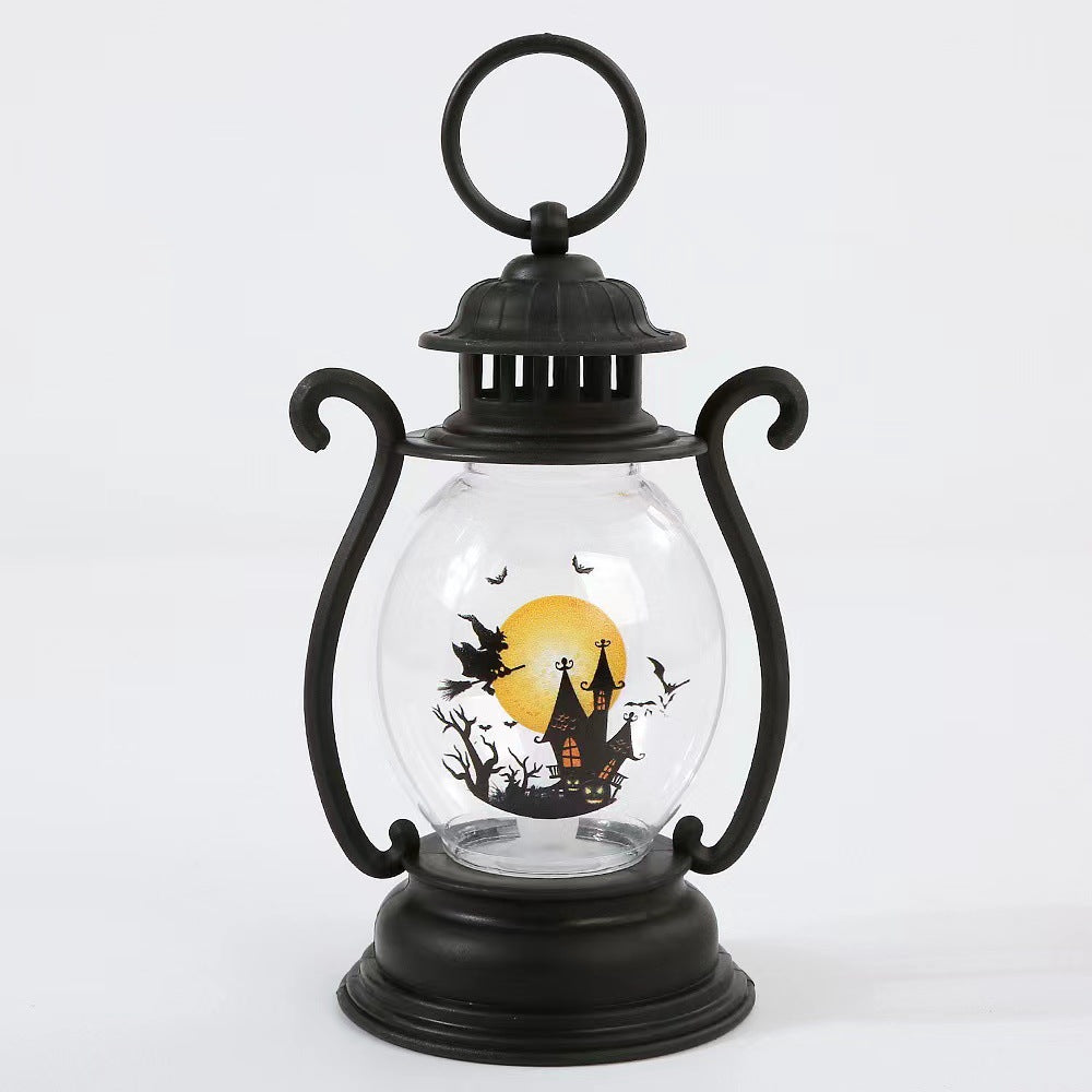 Lanterne de citrouille d'Halloween Kidsren Satchel Night Light Party Atmosphere Décoration Scène