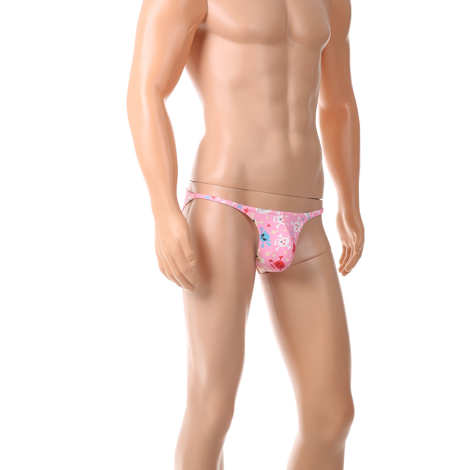 Sous-vêtements masculins Crâne d'Halloween Imprimé Bas Waist Big Bag
