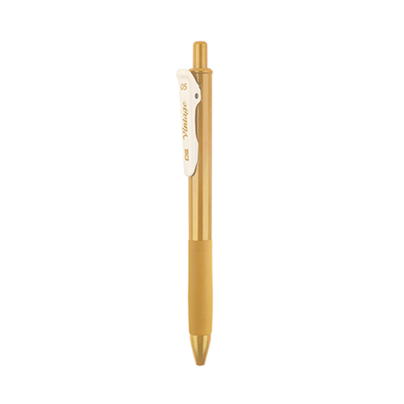 Rétro couleur Gel stylo ensemble de papeterie étudiante