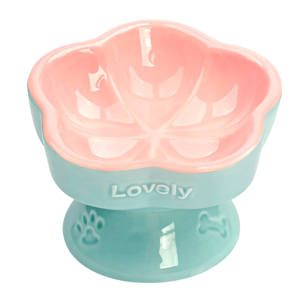Céramique Élevé Pet Bowl pour chiens moyens à grands