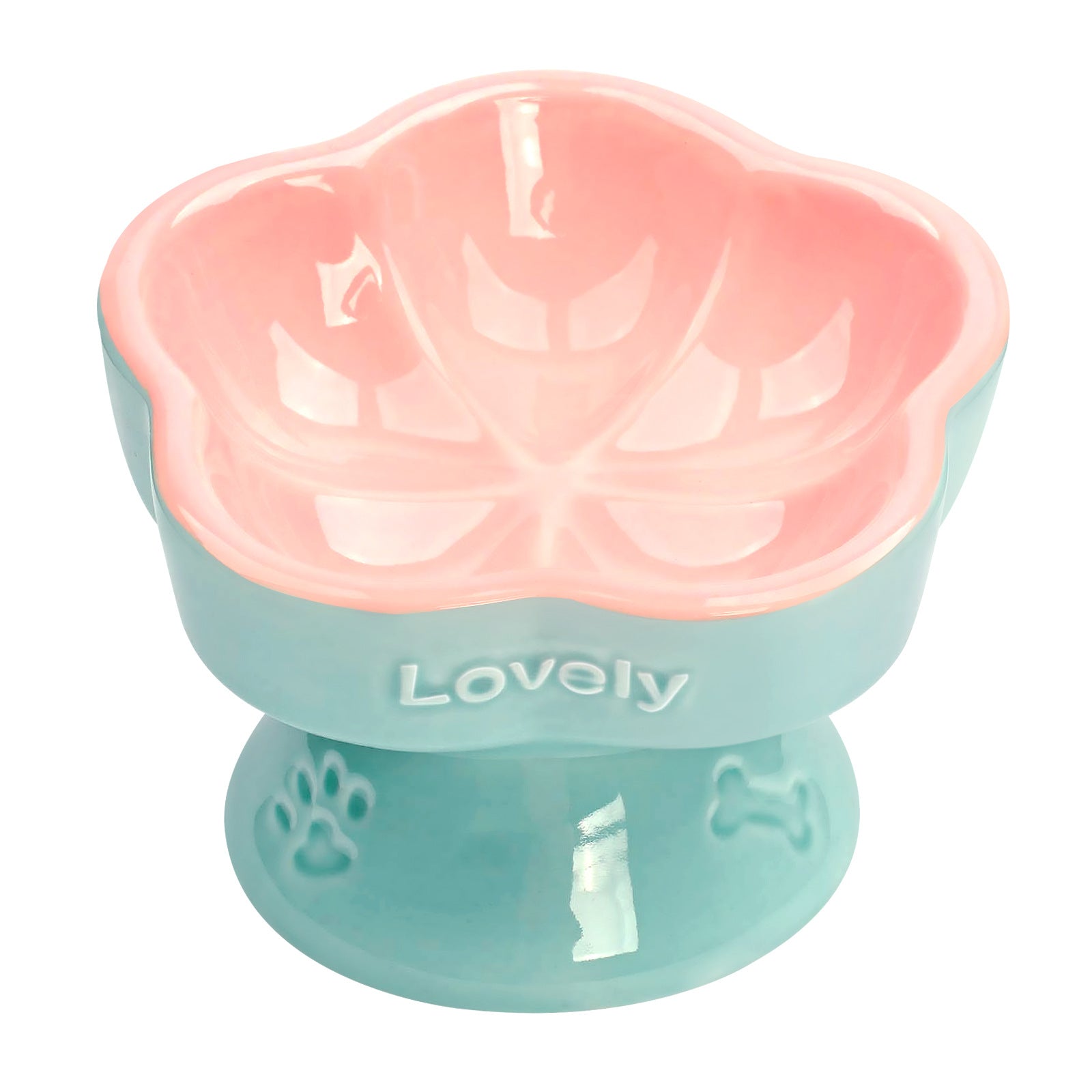 Céramique Élevé Pet Bowl pour chiens moyens à grands