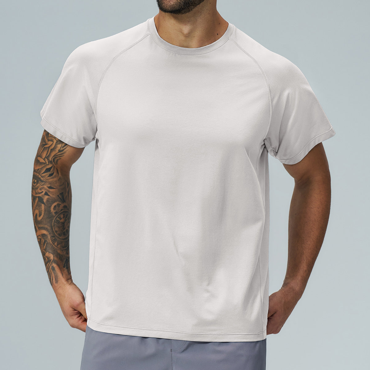 Chemise à manches courtes à séchage rapide pour hommes