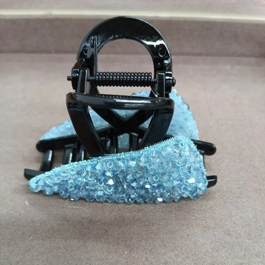 Style coréen Triangular Full-diamond Clip pour les femmes