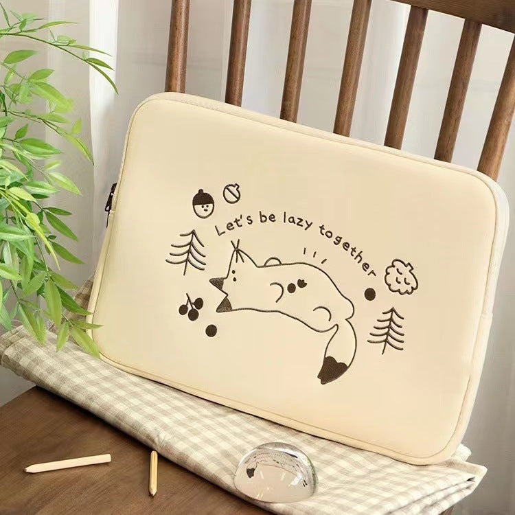 Coffret de protection de sac intérieur pour ordinateur portable mignon