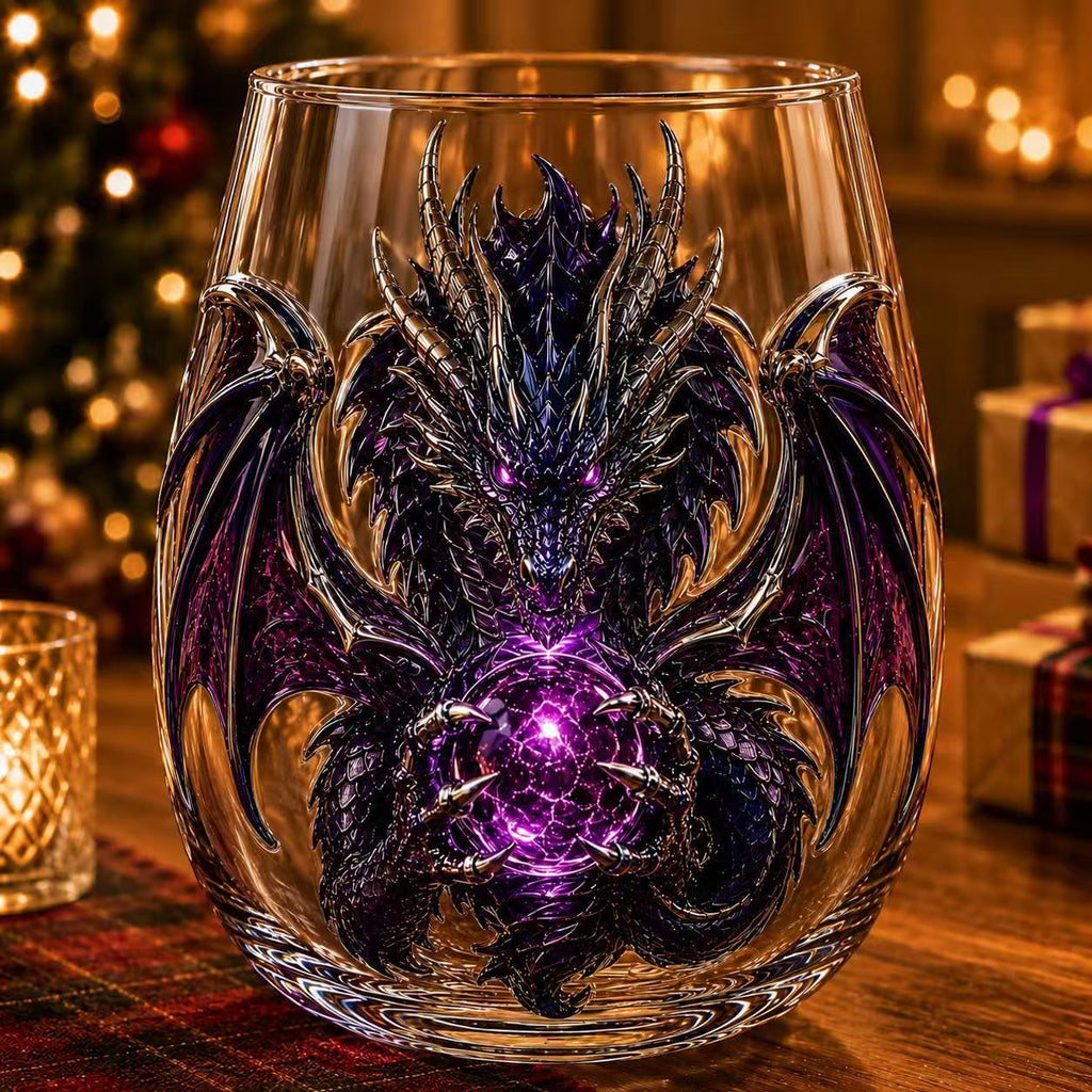Dragon Spirit Treasure Pearl Illusion-Color Craft Cup