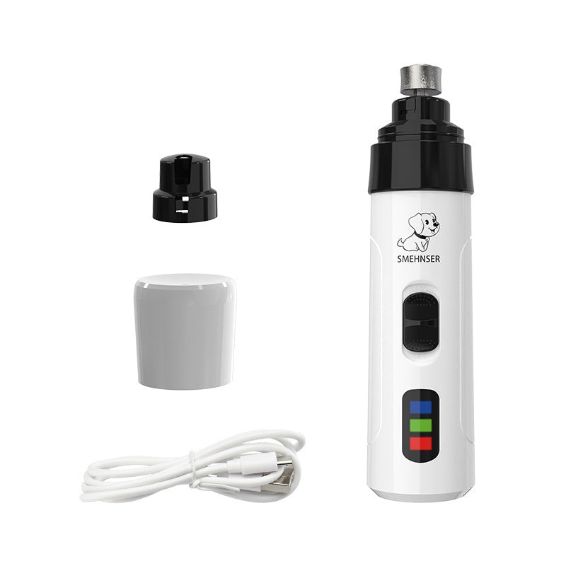 Jeu de ciseaux électriques de manucure pour chien