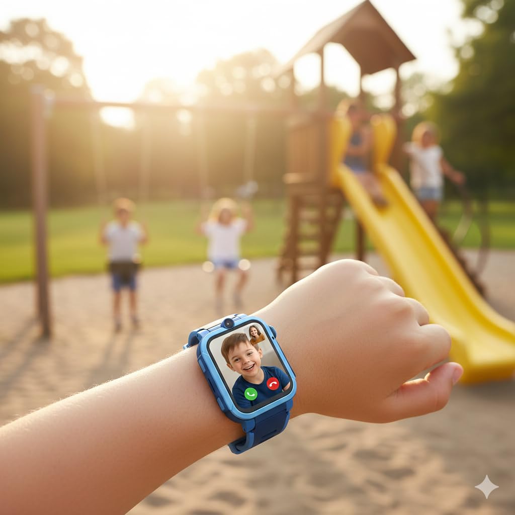 4G Kids Smart Watch avec GPS Tracker Vidéo Call Touch écran caméra étanche