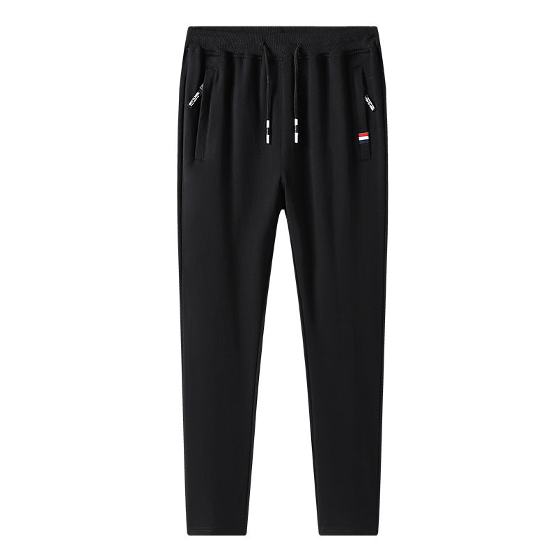 Printemps et automne Men's Casual Leggings Pantalons Loose Plus Fat Plus Taille
