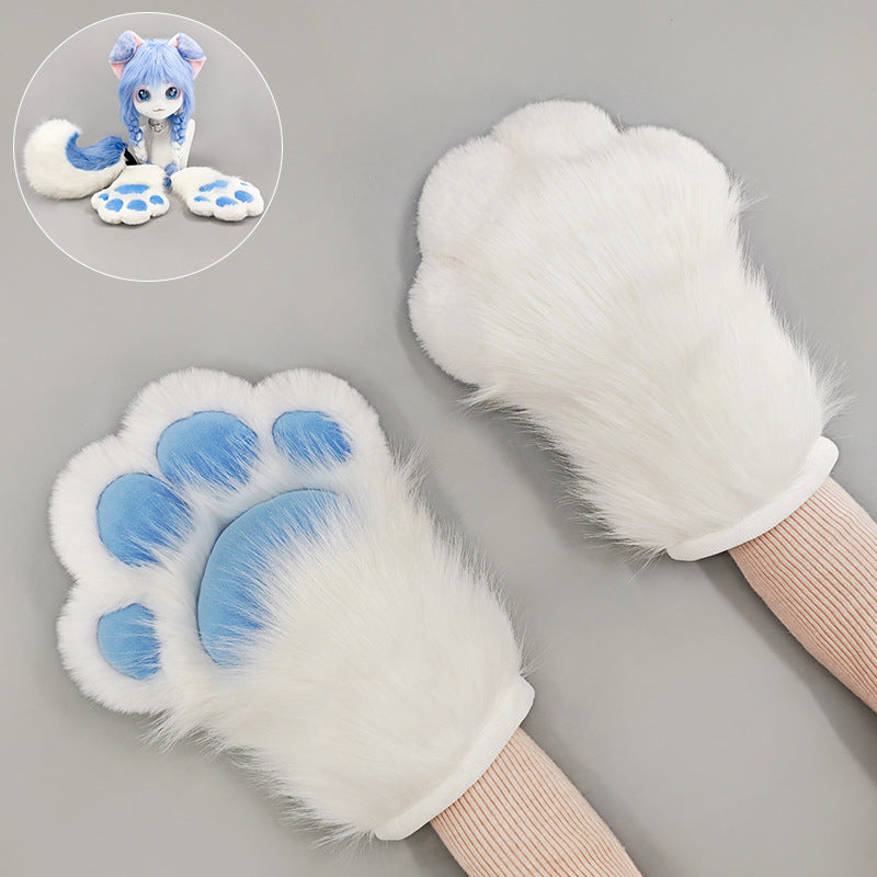 Porter un costume de tête de chien à thème canin