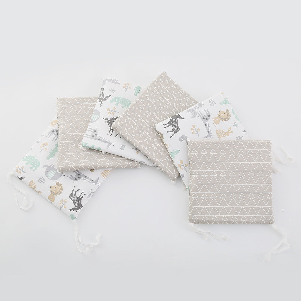 Kit d'anticollision bébé en coton Lit de lit en berceau