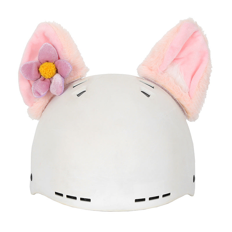 Mignon casque de dessin animé et couverture de chapeau
