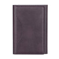 Porte-cartes magnétiques triples en cuir