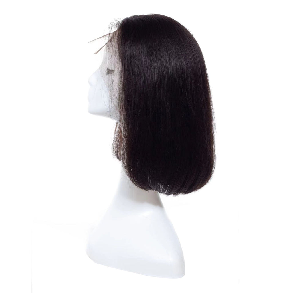 134 Dentelle avant Bobo Bobhaircut Couleur naturelle cheveux humains pleins