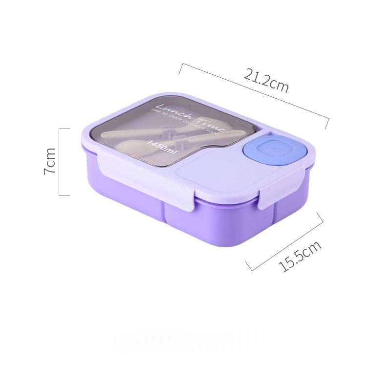Boîte à Bento de style japonais avec compartiments est micro-ondes-safe