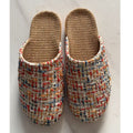 Pantoufles sans glissade Linge de coton souple